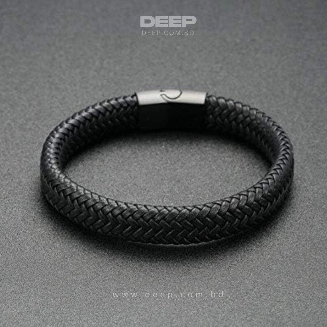 Men's Premium Braided Leather Bracelet