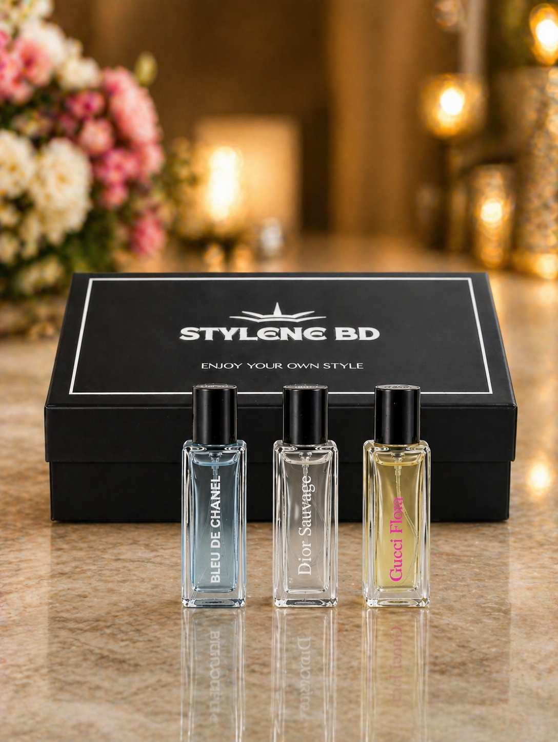 Gift combo (dior Sauvage+bleu de chanel+gucci flora ) - Image 3