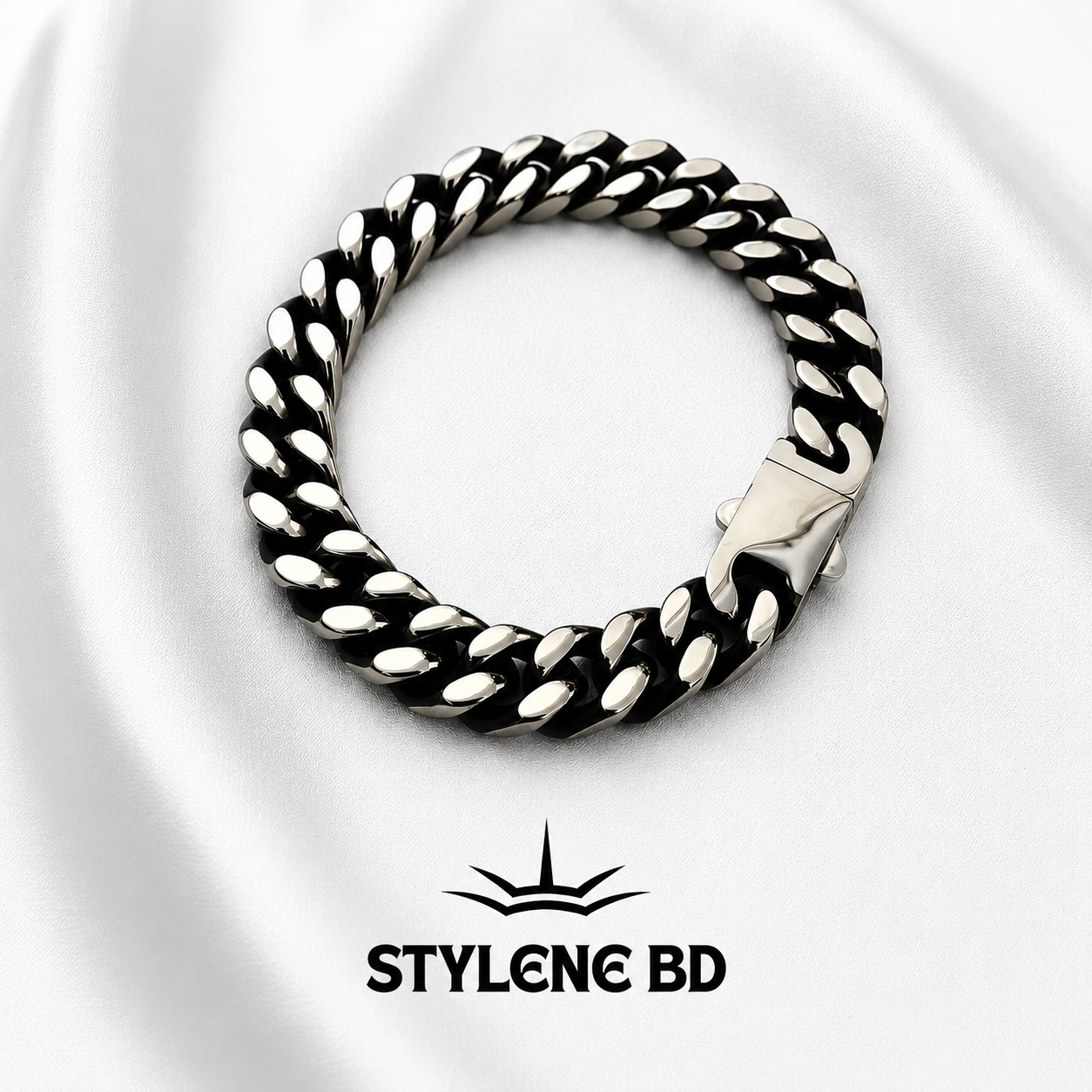 Signature Titanium polished Braclet
