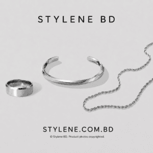 3 in 1 Silver Twist Combo-Twist Braclet,Chain & Ring(316L Stainless steel)
