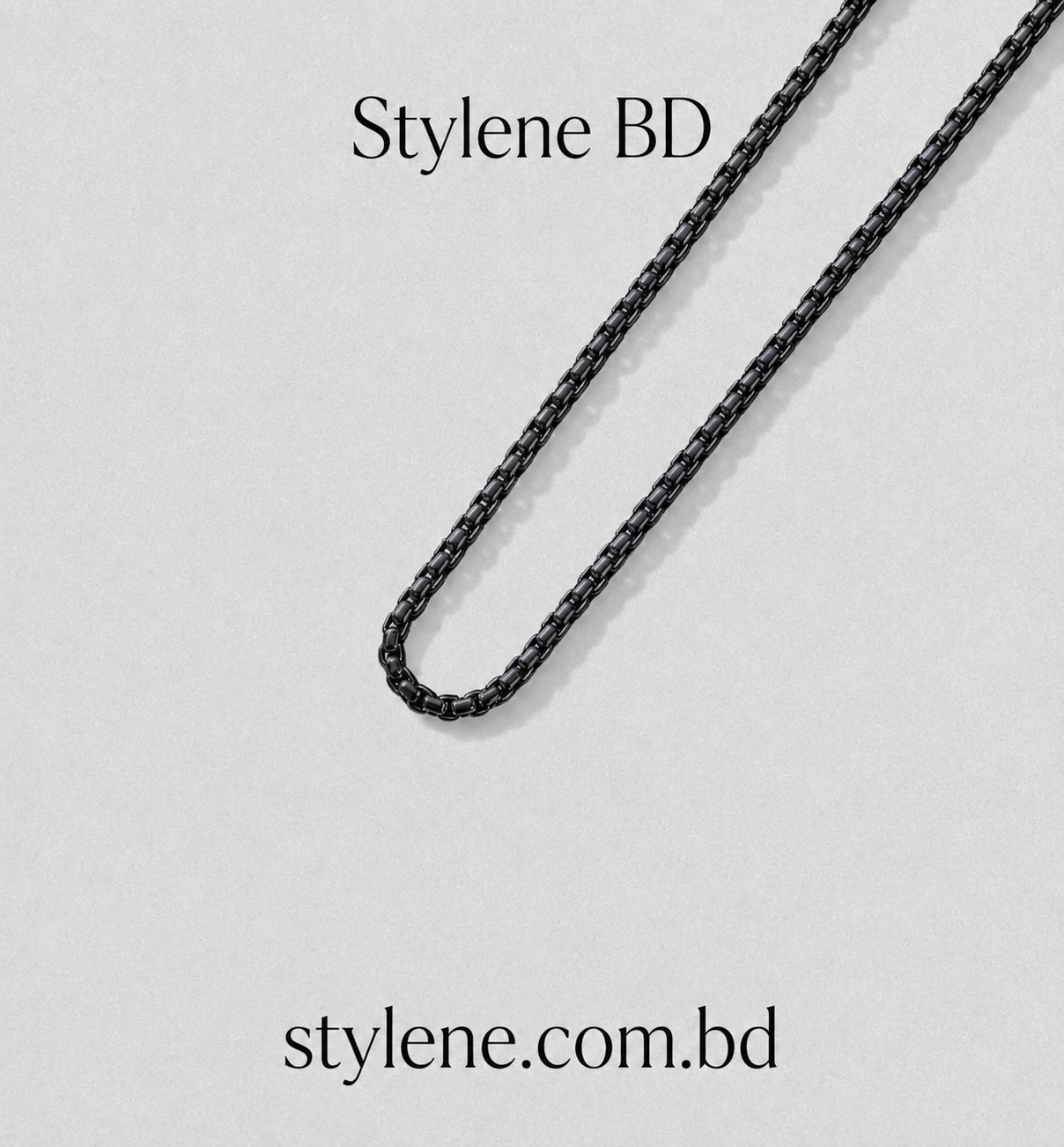 3 in 1 Black Combo-Double Chain Braclet,Black Chain & Ring - Image 3