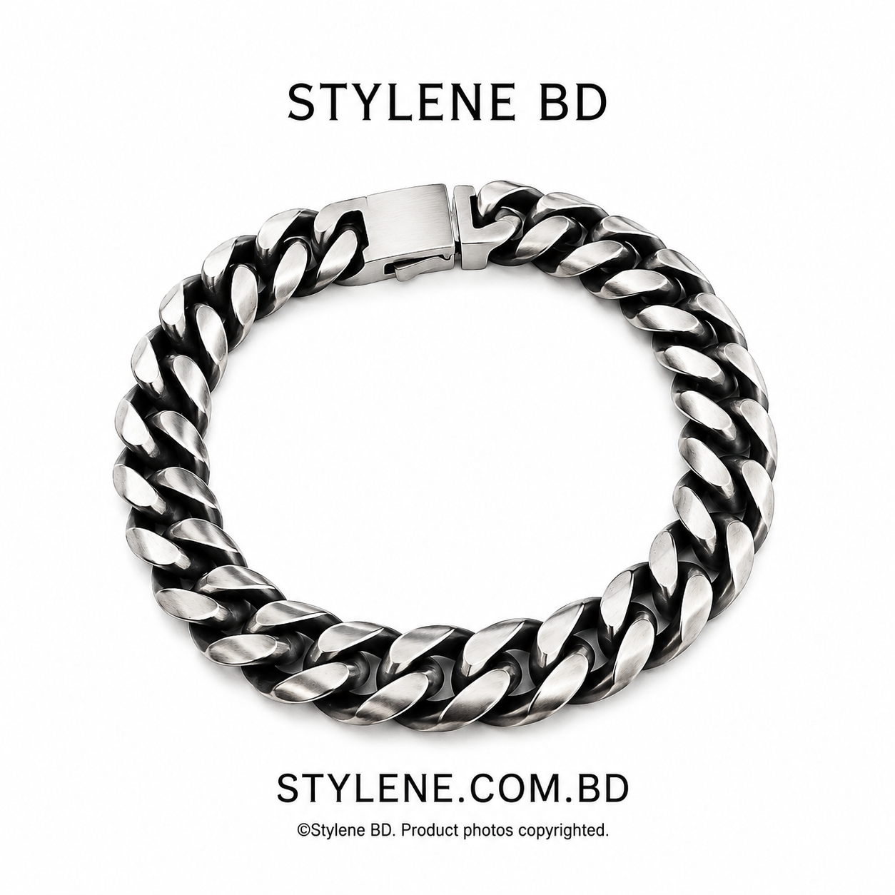 Signature Titanium Cuban Link Bracelet